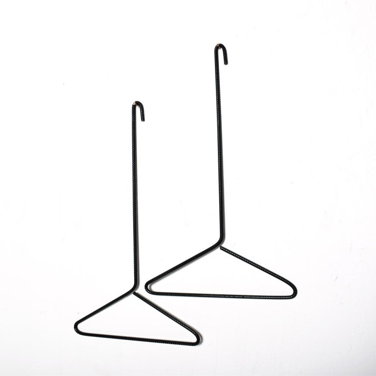 Modern Contemporary Sculptural Iron Coat Hangers by Ambianic at 1stDibs