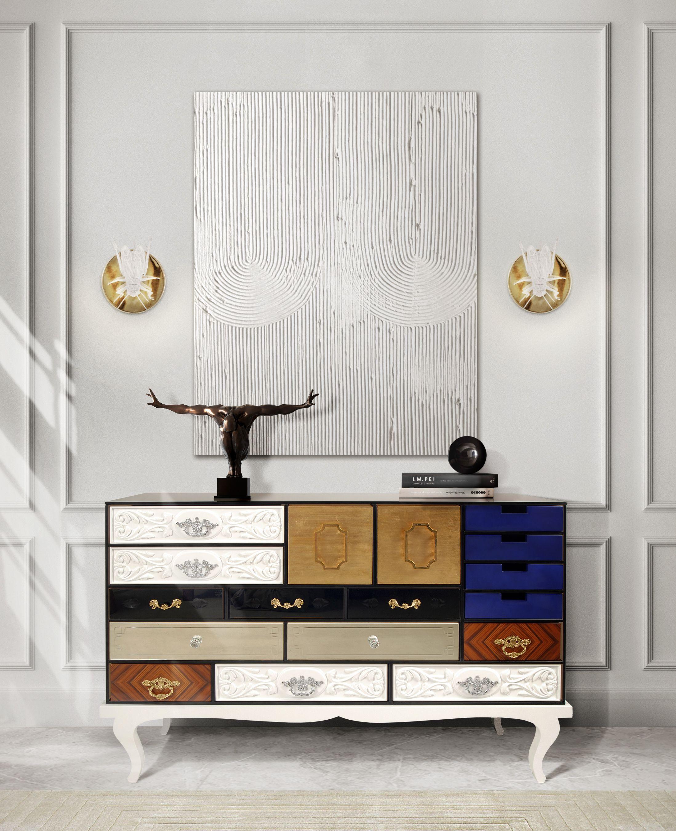 Modern Contemporary Soho Sideboard With Handcrafted Fronts by Boca do Lobo For Sale 6