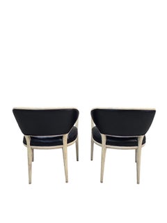 Modern Contemporary Textured Barrel Back Dining Armchairs – 4