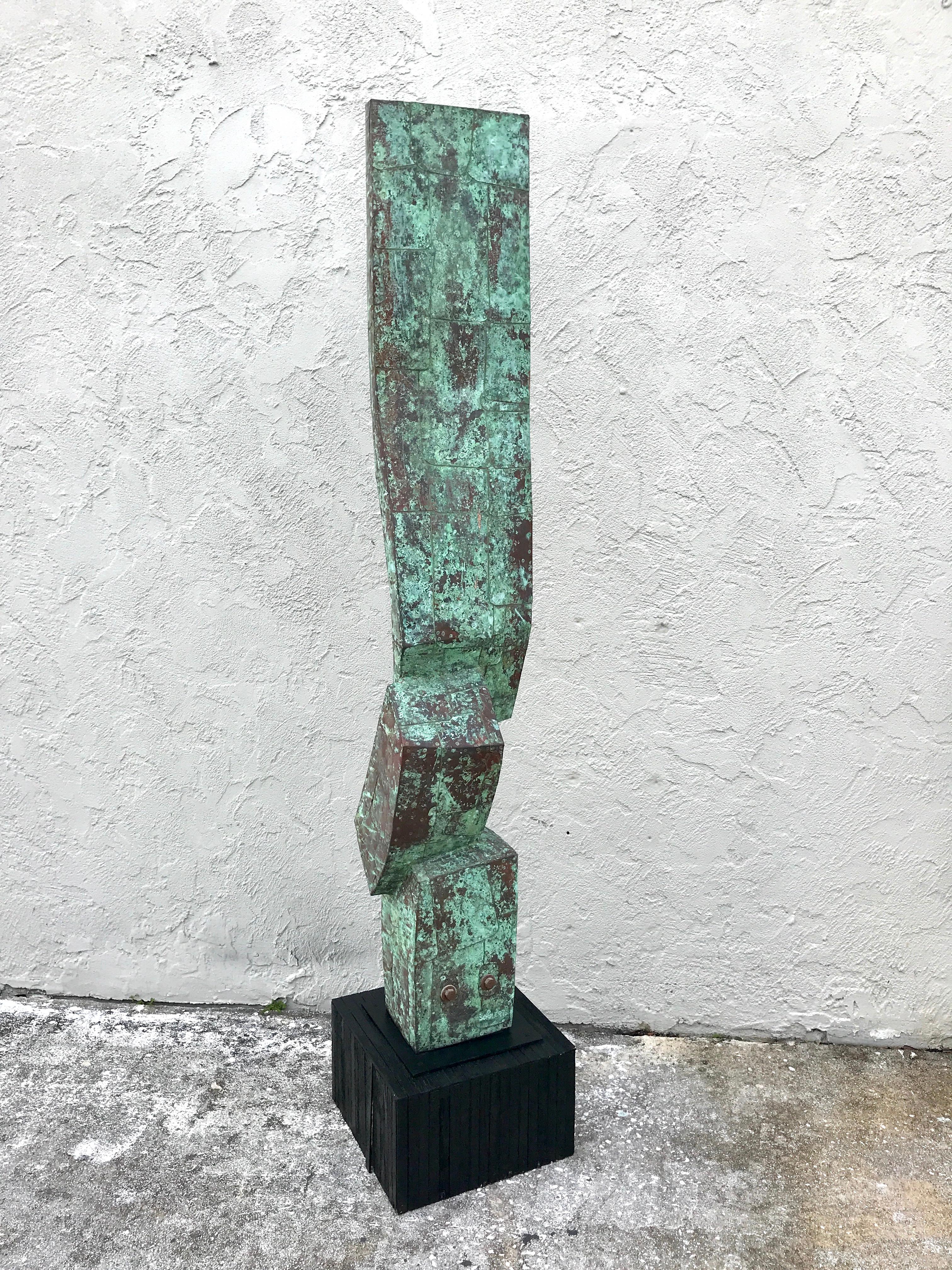 Modern Copper Clad Sculpture by Melvin Schuler 7