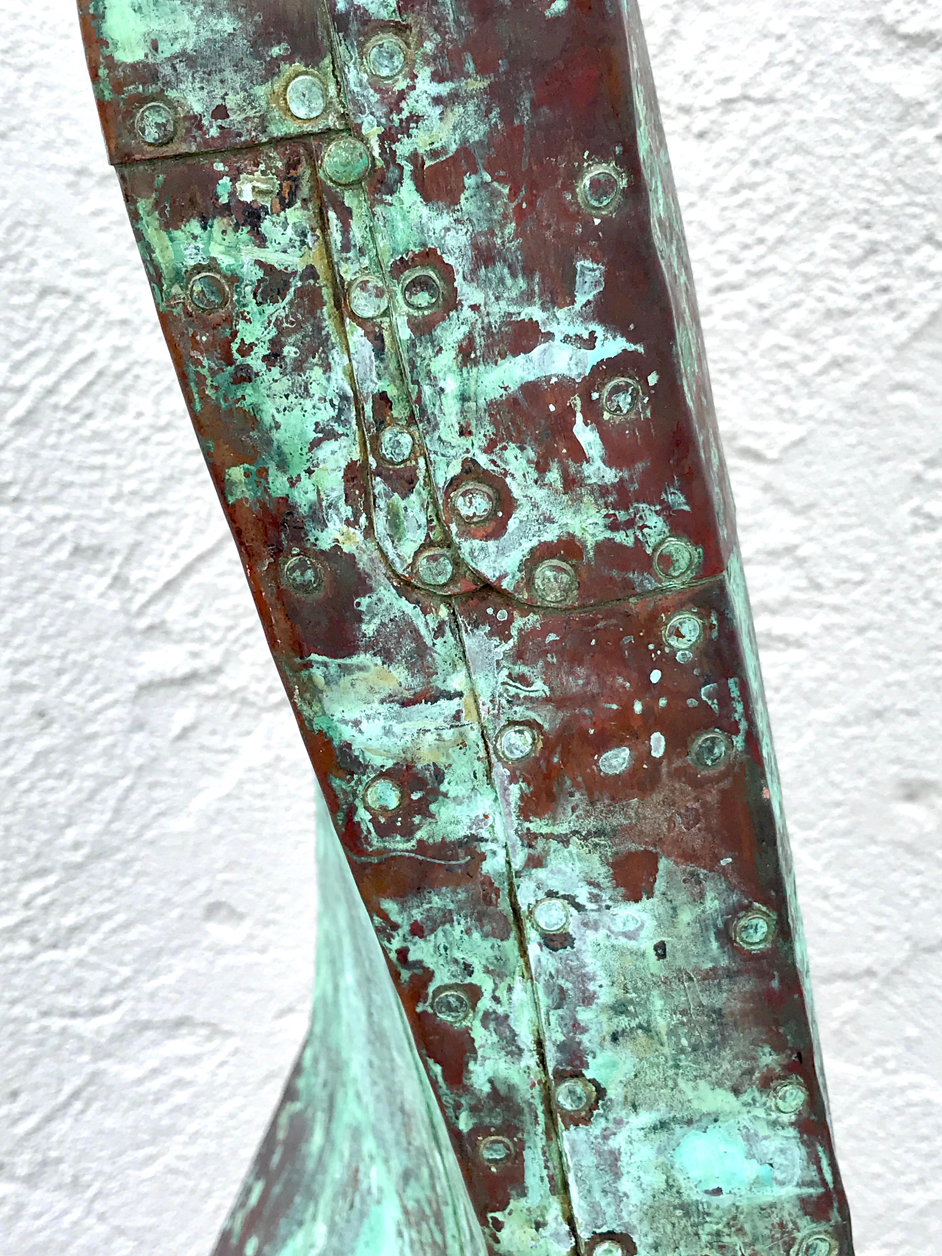 Modern Copper Clad Sculpture by Melvin Schuler 11