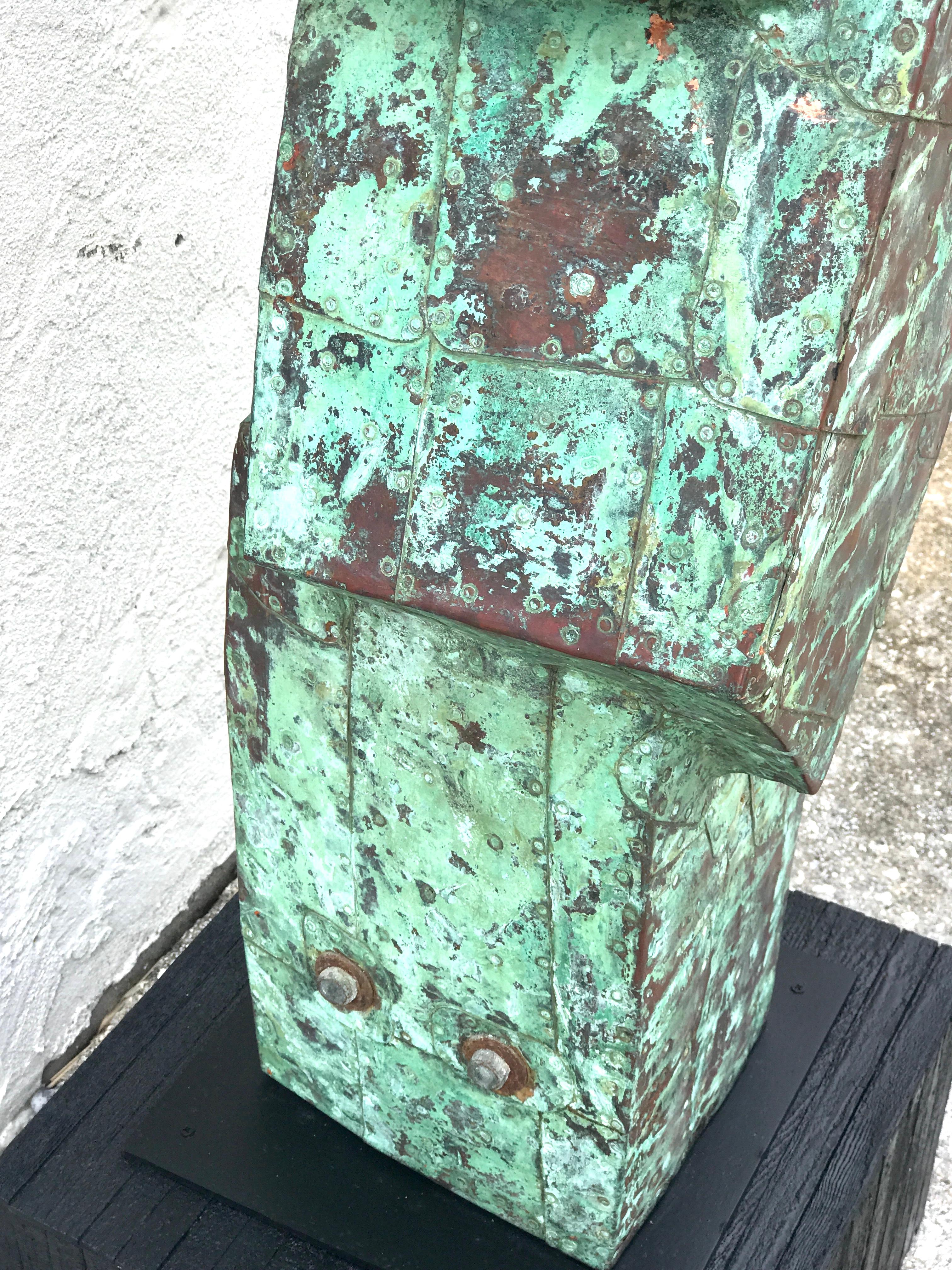 Modern Copper Clad Sculpture by Melvin Schuler 12