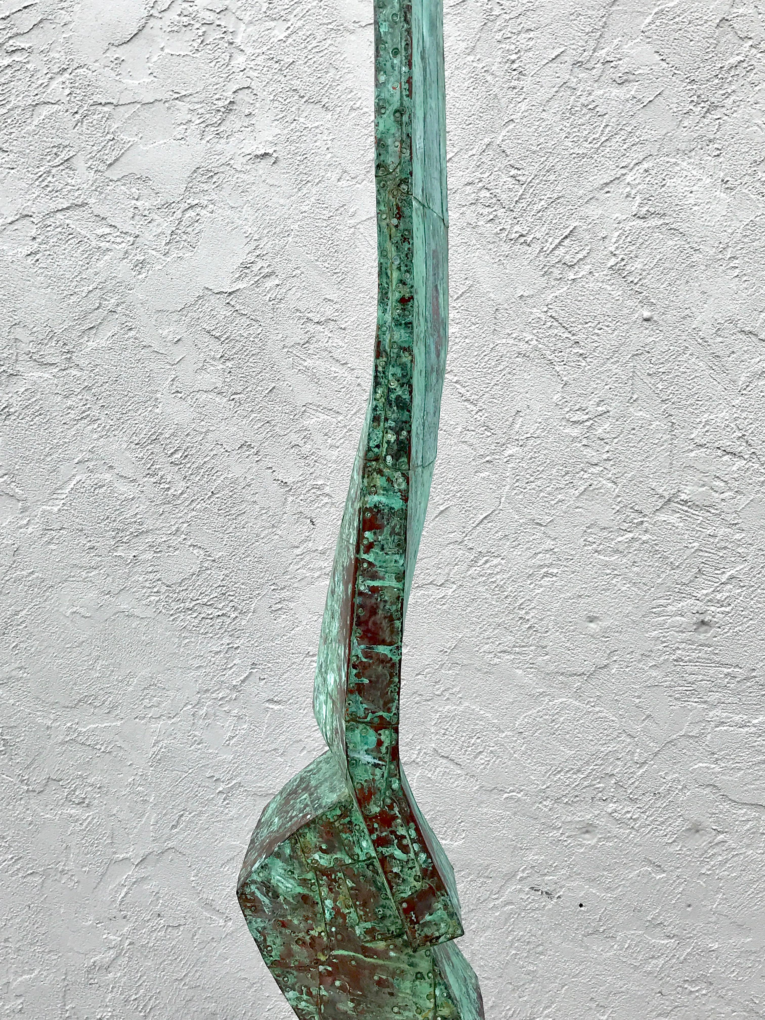 Modern Copper Clad Sculpture by Melvin Schuler 1