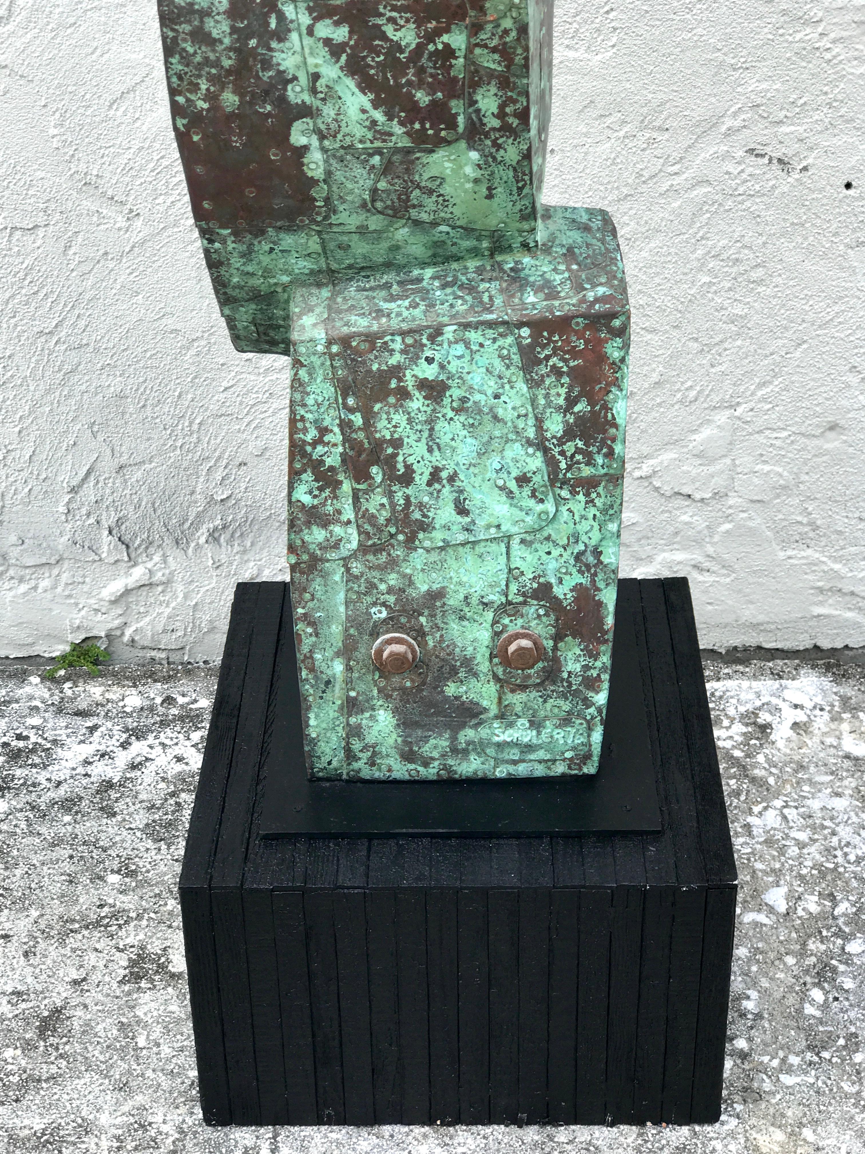 Modern Copper Clad Sculpture by Melvin Schuler 3