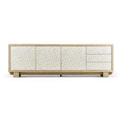 Modern Coral Media Cabinet