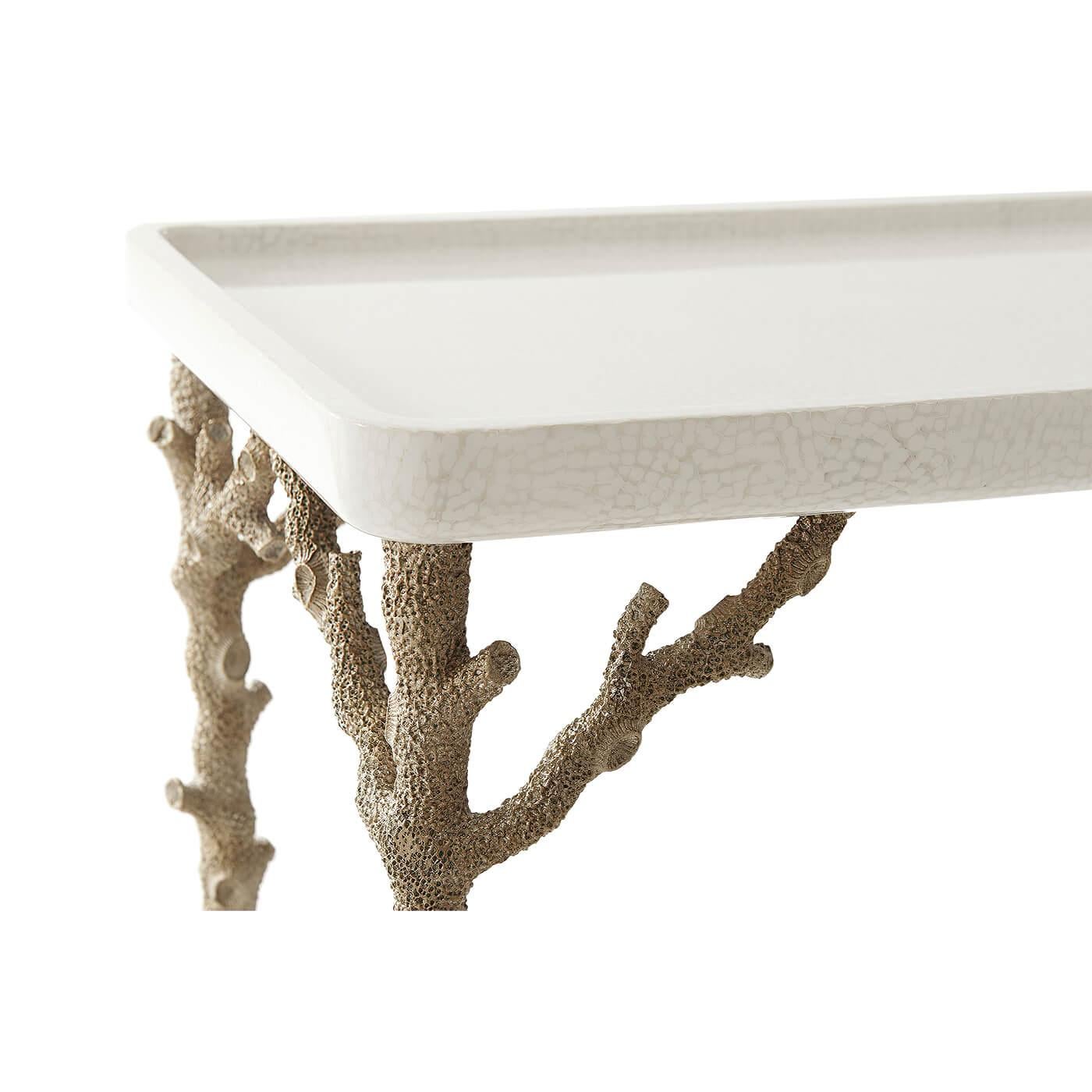 Contemporary Modern Coral Reef Console For Sale