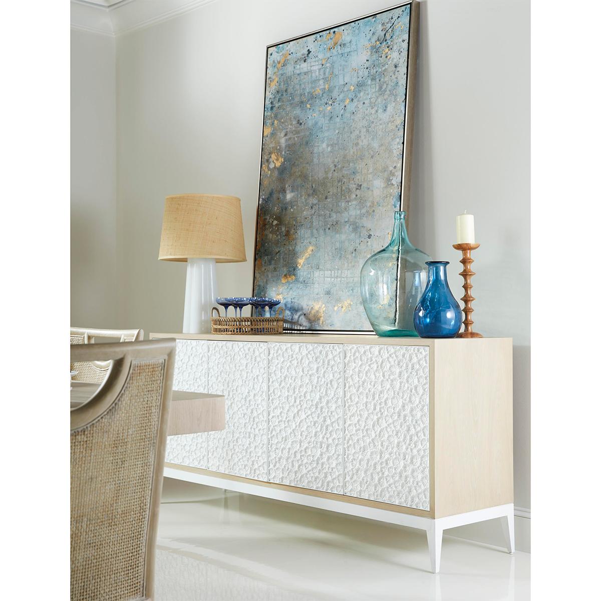 Contemporary Modern Coral Sideboard For Sale