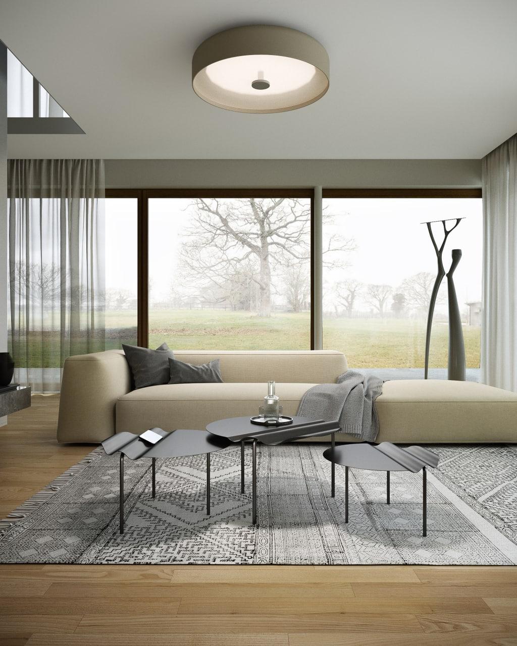 Taburete de mostrador moderno S1 Acero inoxidable con asiento textil by Dali Home en venta 8