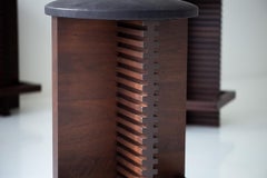 Modern Counter Stools in Walnut, Cicely Collection