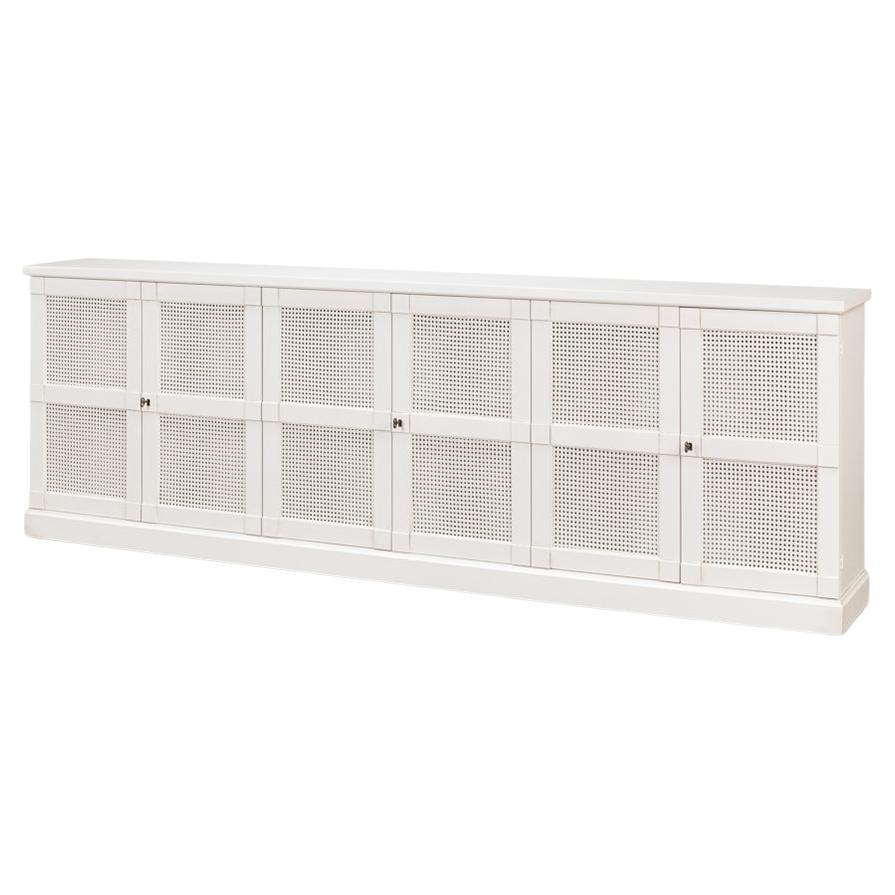 Modern Country White Painted Sideboard II For Sale