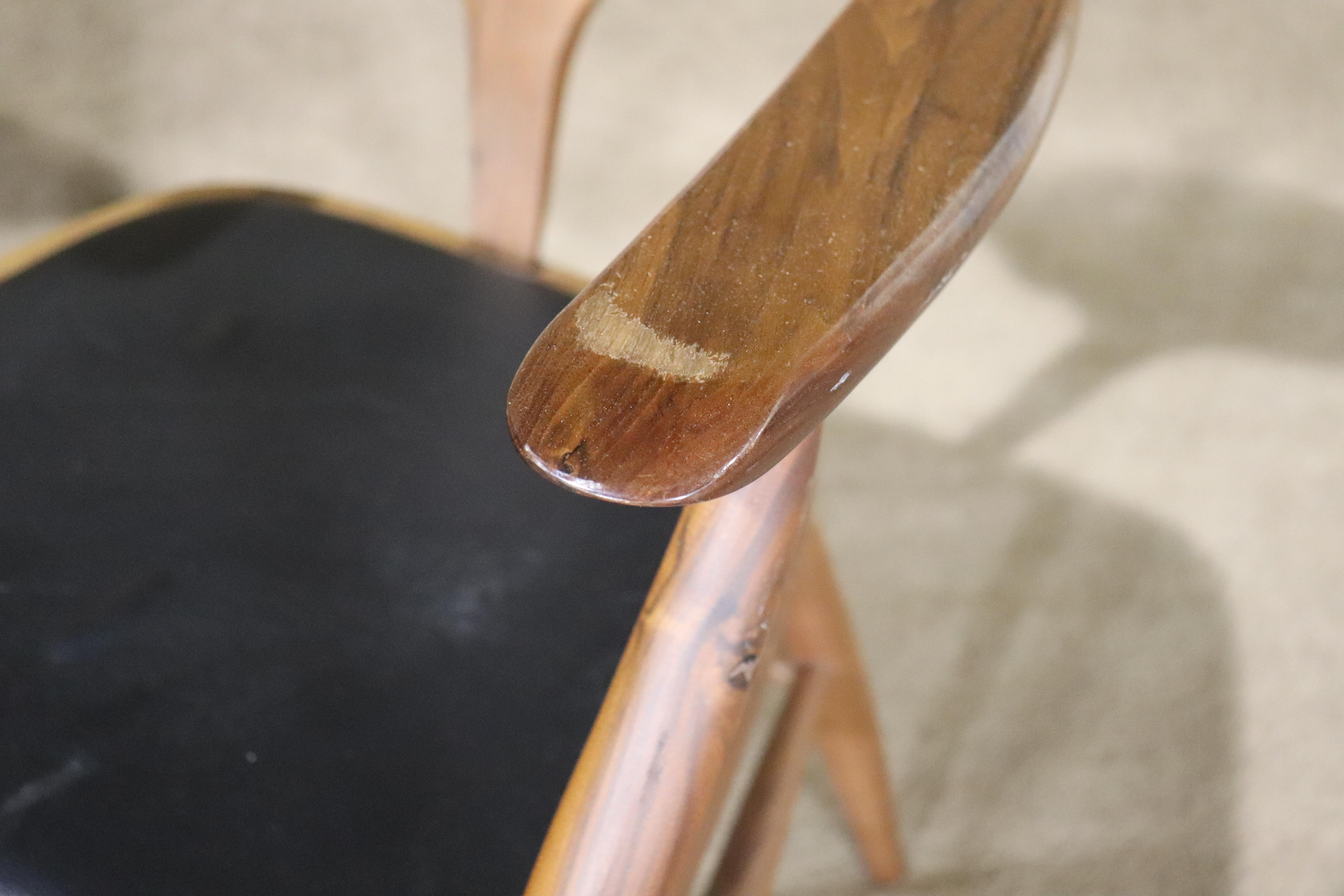 20th Century Modern 'Cow Horn' Style Chair For Sale