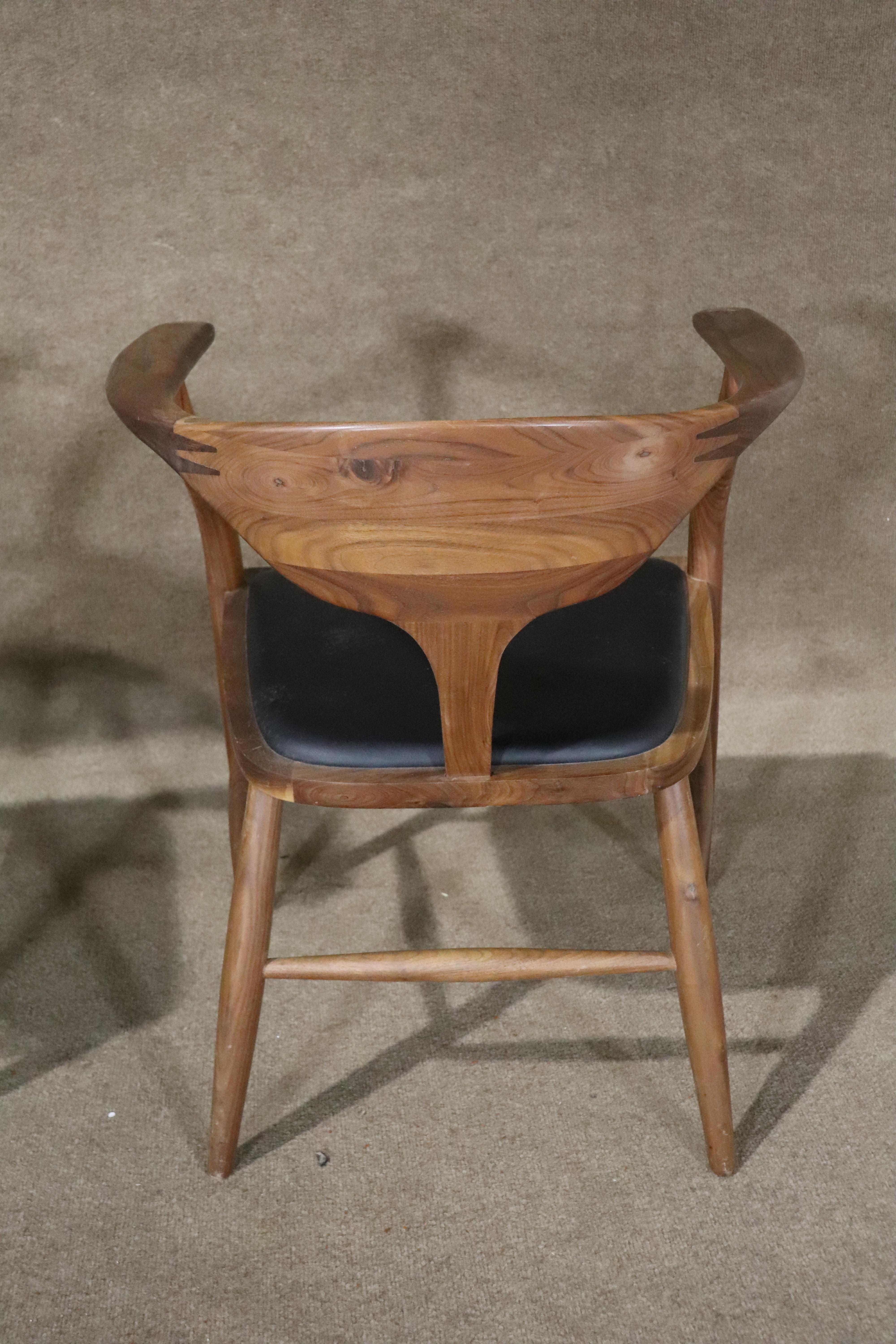 Modern 'Cow Horn' Style Chair For Sale 1