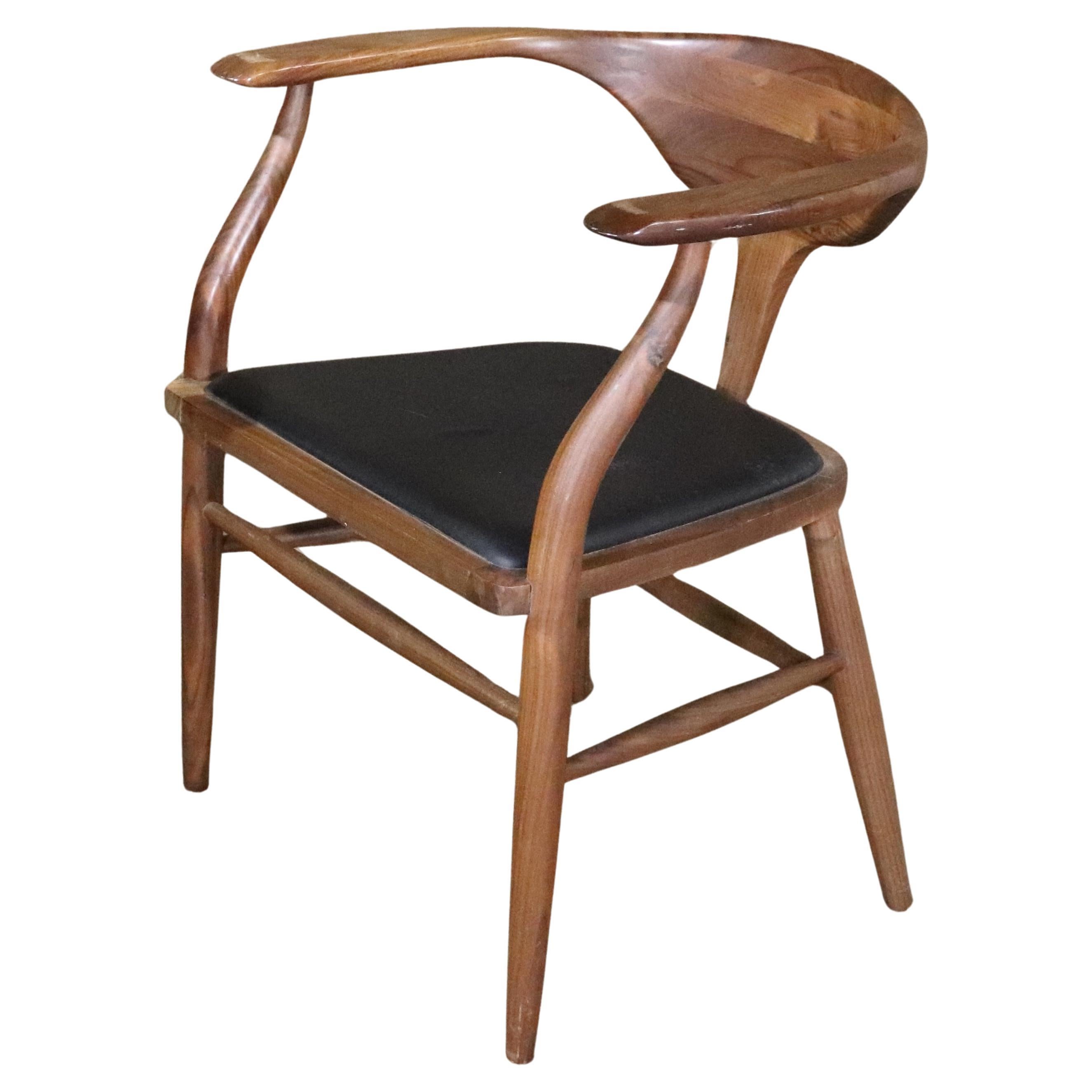 Modern 'Cow Horn' Style Chair For Sale