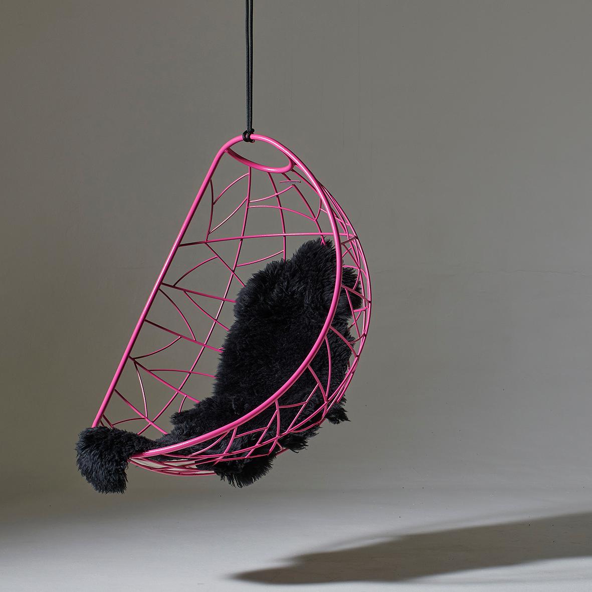 Modern Cozy Nest Egg Hanging Chair For Sale 2