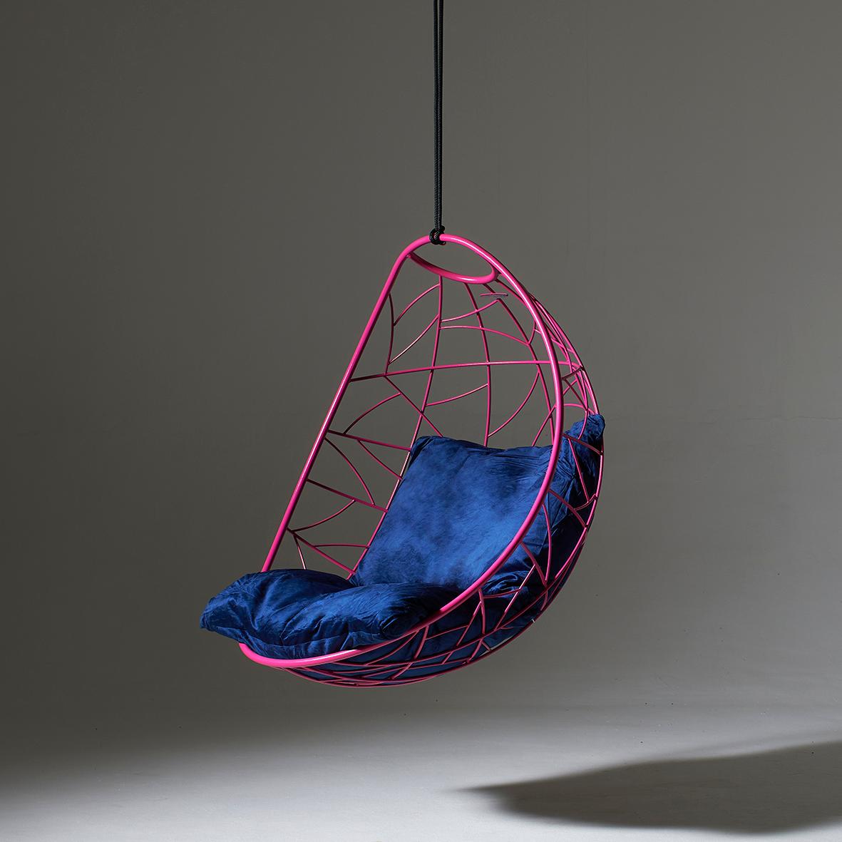 Modern Cozy Nest Egg Hanging Chair For Sale 3