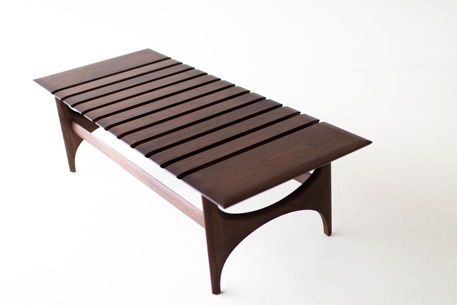 Mid-Century Modern Modern Craft Associates Walnut Bench For Sale