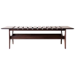 Modern Craft Associates Walnut Bench