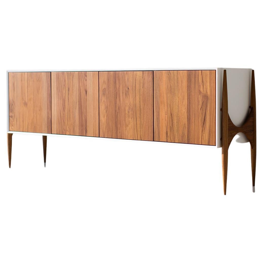 Modern Credenza in Teak by Laura Trenchard For Sale