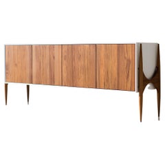 Modern Credenza in Teak by Laura Trenchard