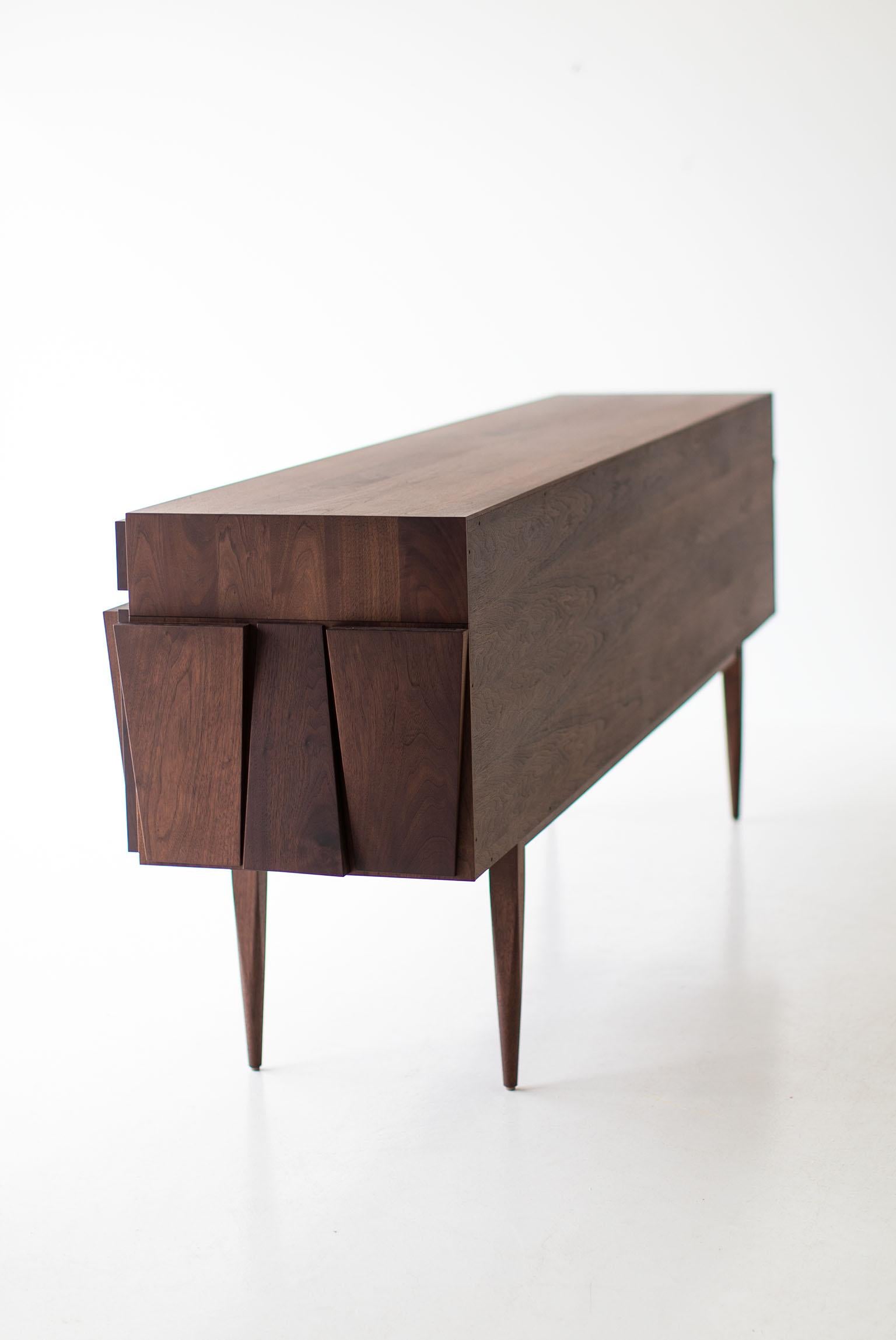 Modern Credenza in Walnut by Laura Trenchard For Sale 1