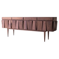 Modern Credenza in Walnut by Laura Trenchard