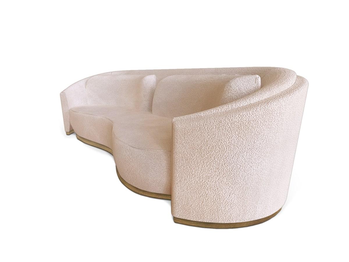 Modern Crème Bouclé sofa by Caffe Latte

A Modern Crème Bouclé sofa by Caffe Latte, with a fluidity resembling the organic shapes of the finest whipped cream over a hot and delicious latte, this modern sofa is made of a cozy bouclé fabric and epoxy