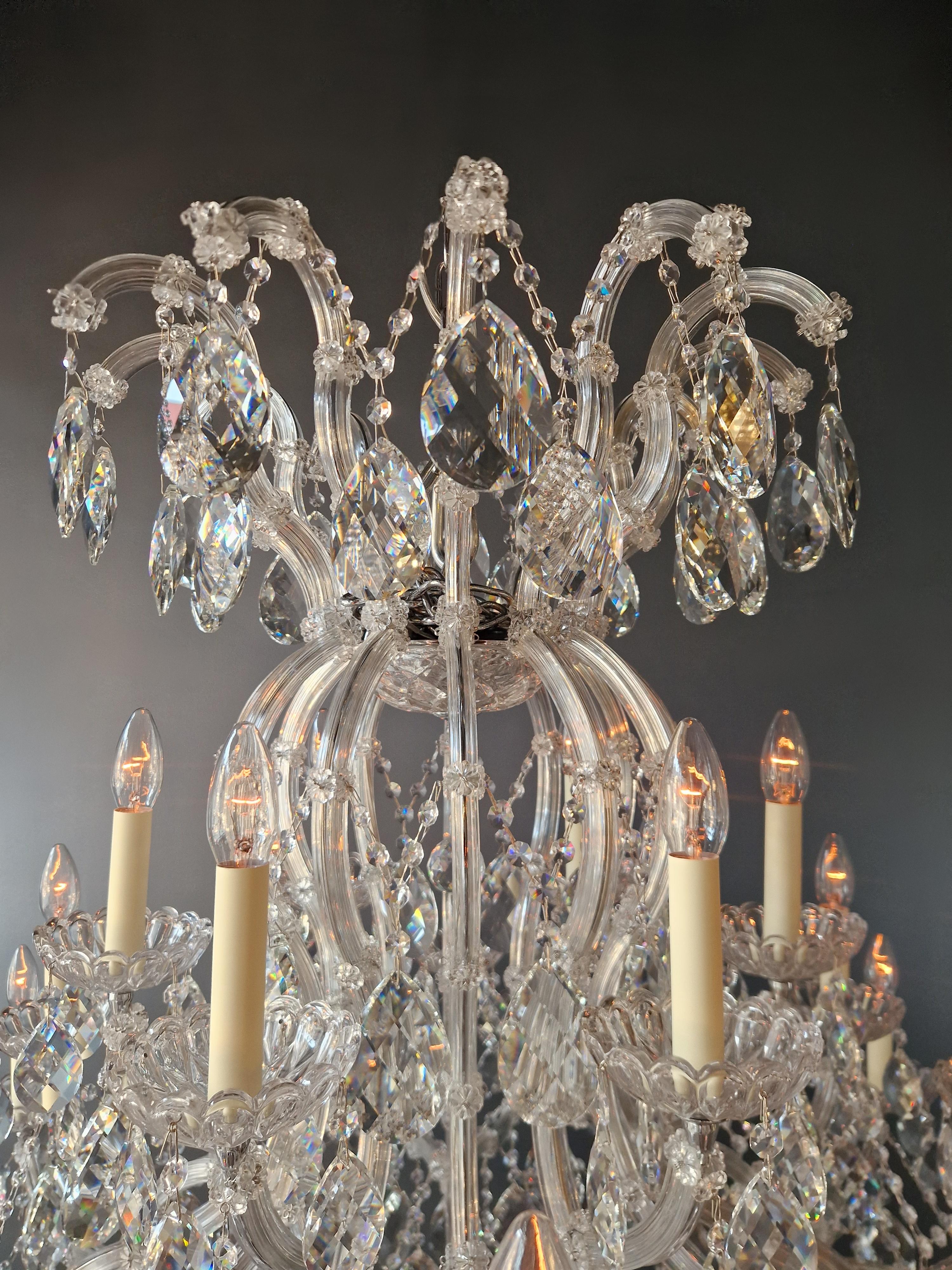 Lampadario moderno in cristallo Art Nouveau Lustre Art Deco New in vendita 7