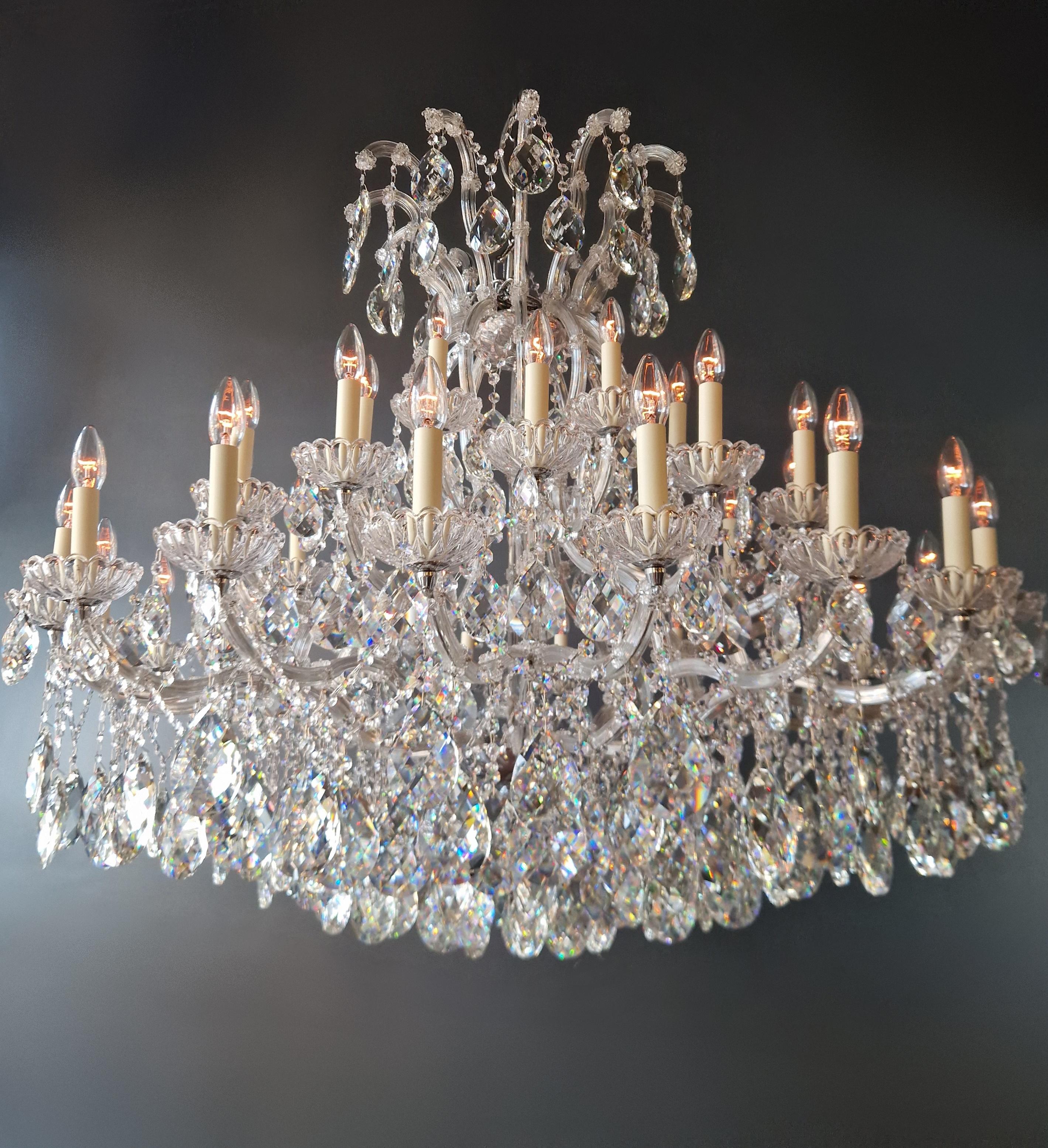 Lampadario moderno in cristallo Art Nouveau Lustre Art Deco New in vendita 1