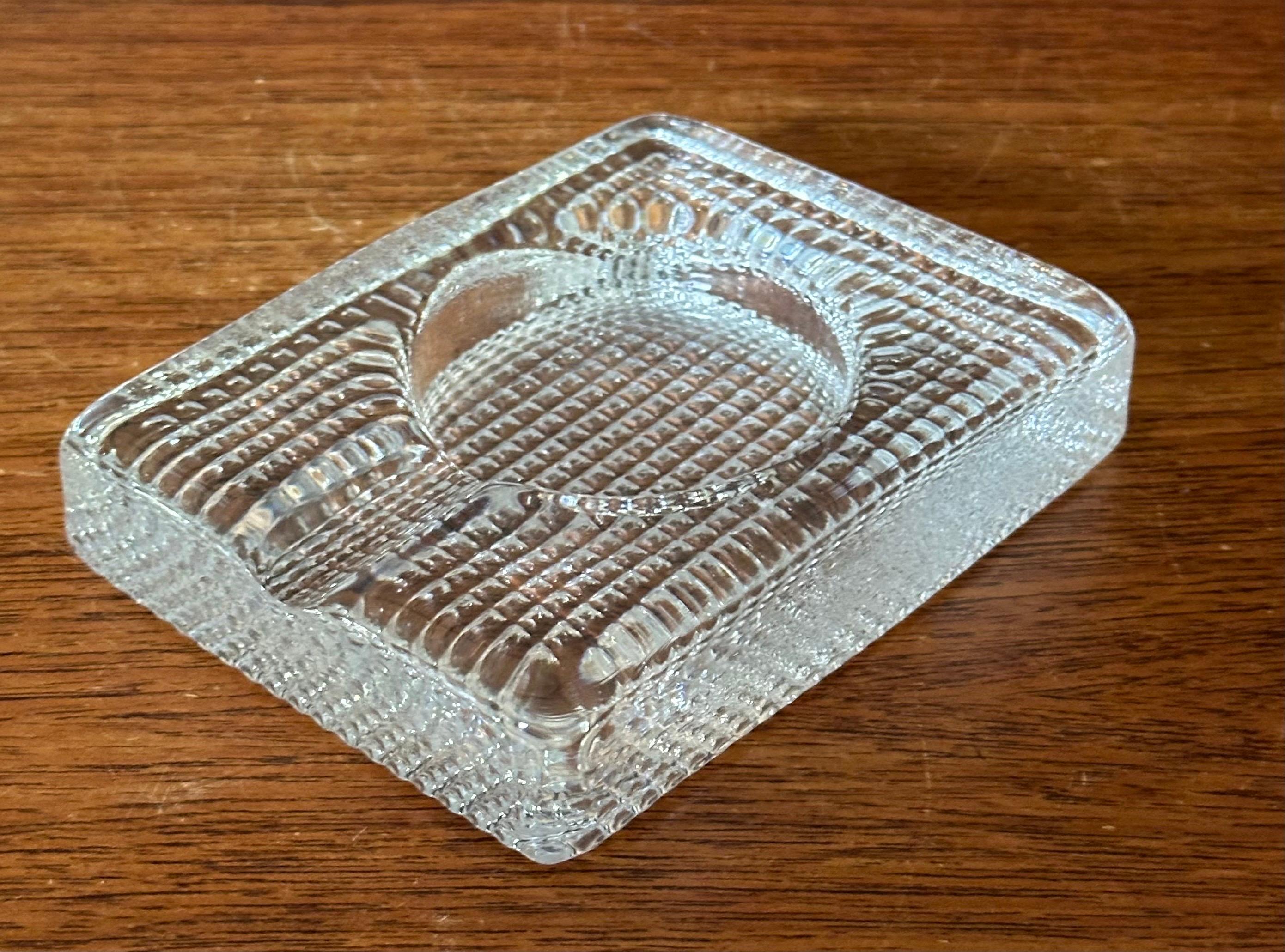 Cenicero de cristal moderno para puros siglo XX en venta