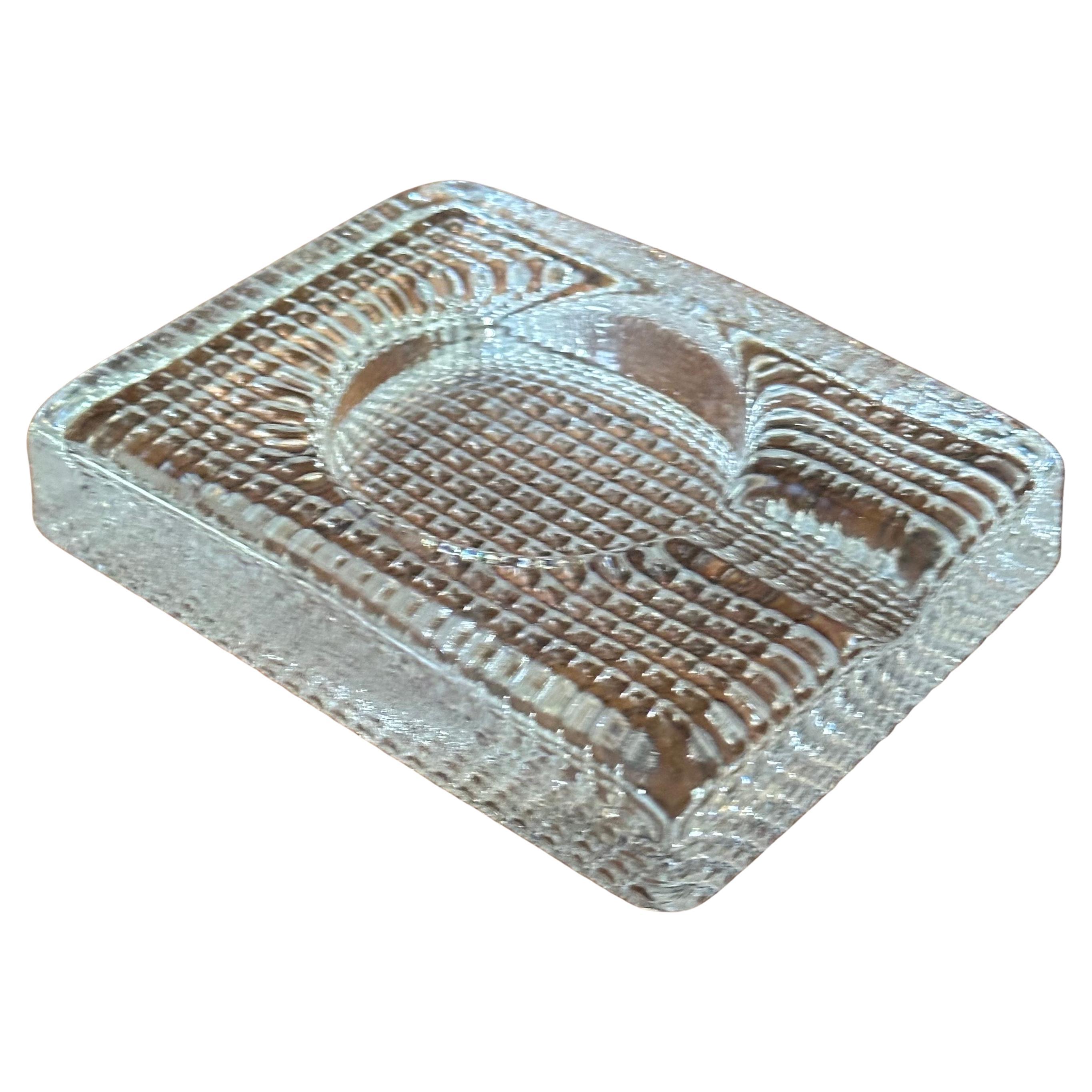 Cenicero de cristal moderno para puros