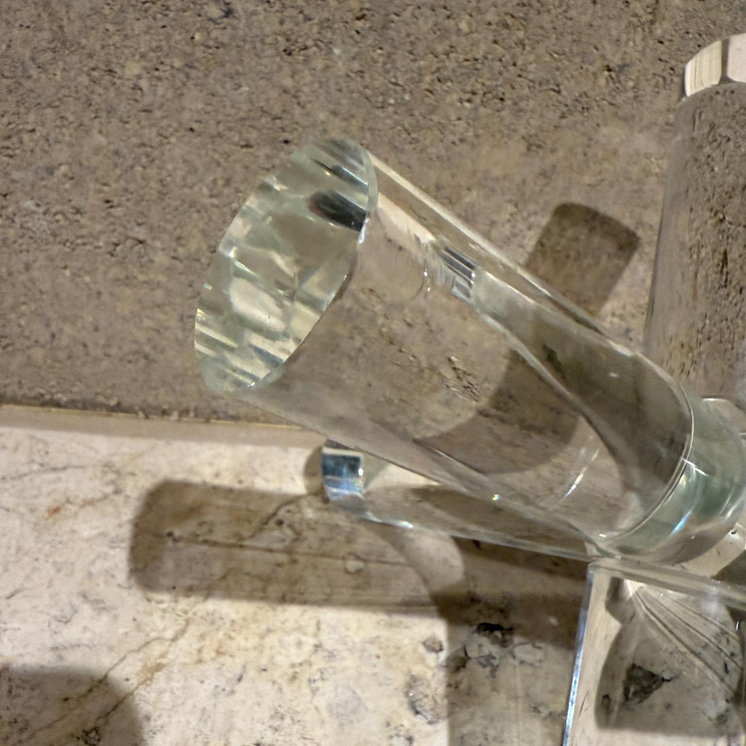 Sujetalibros moderno de cristal Jack finales del siglo XX en venta