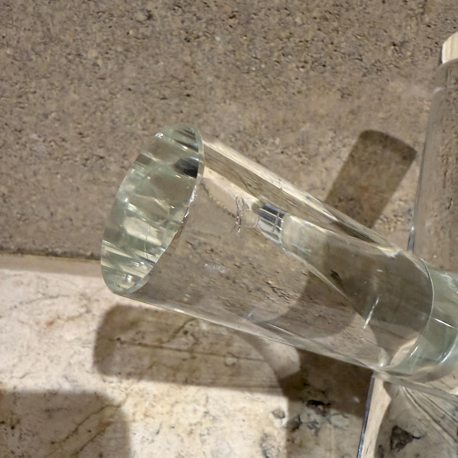 Sujetalibros moderno de cristal Jack Cristal en venta