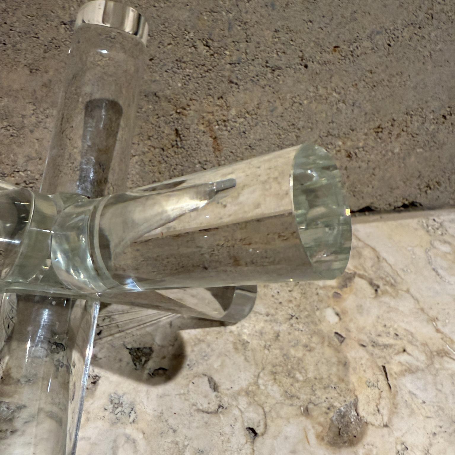 Sujetalibros moderno de cristal Jack en venta 1
