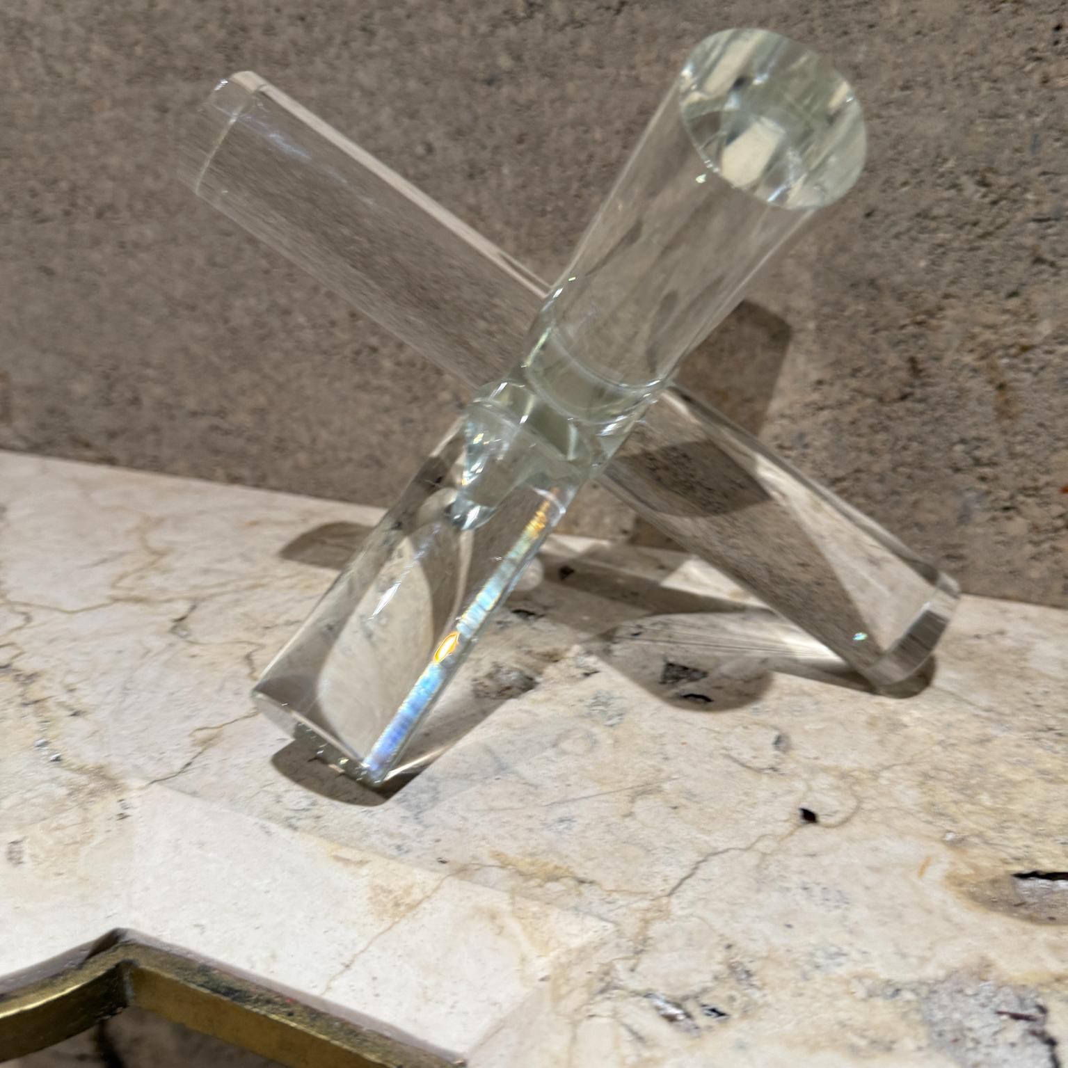Sujetalibros moderno de cristal Jack en venta 2