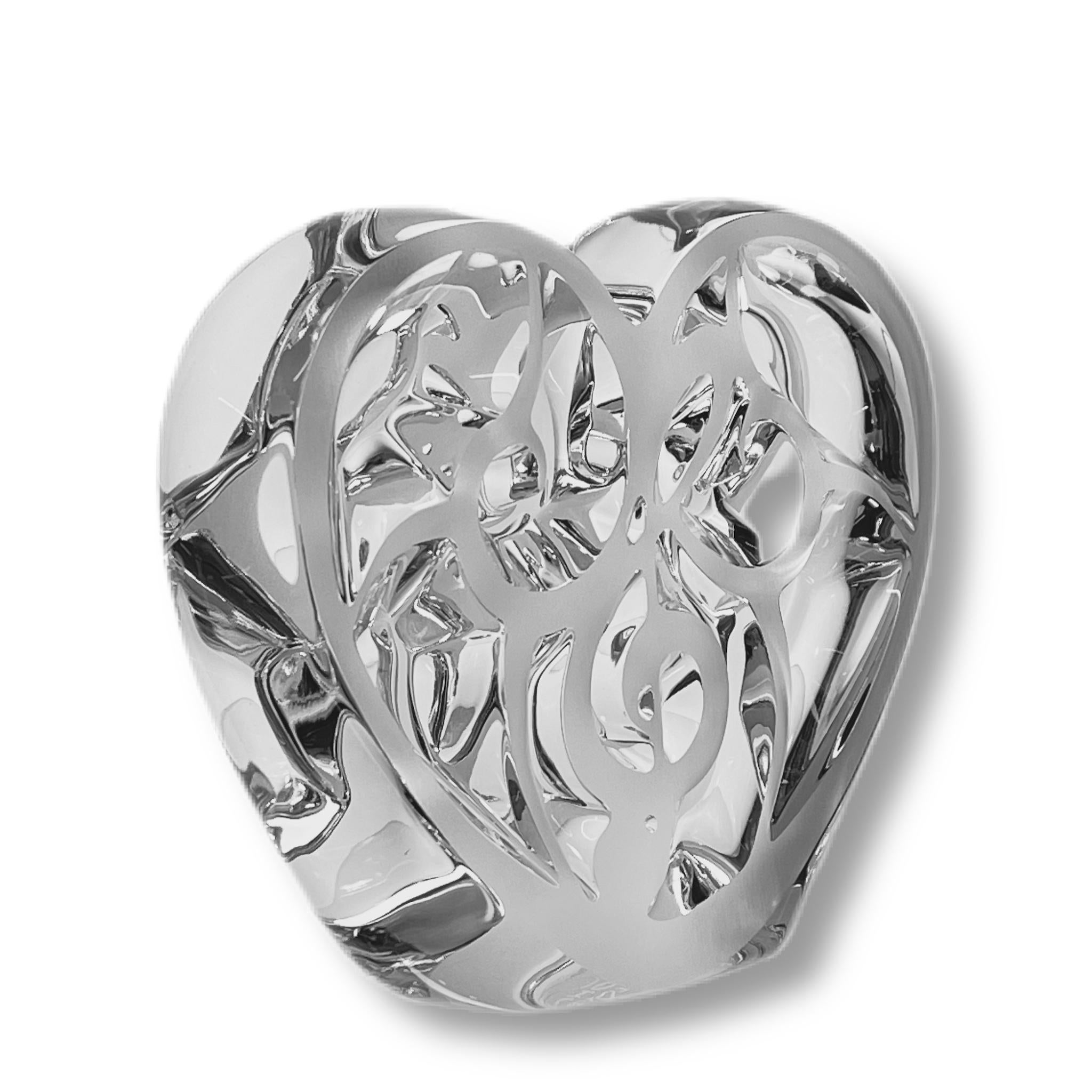 Français Sculpture moderne en cristal intitulée « La musique est l'amour » par Lalique en vente