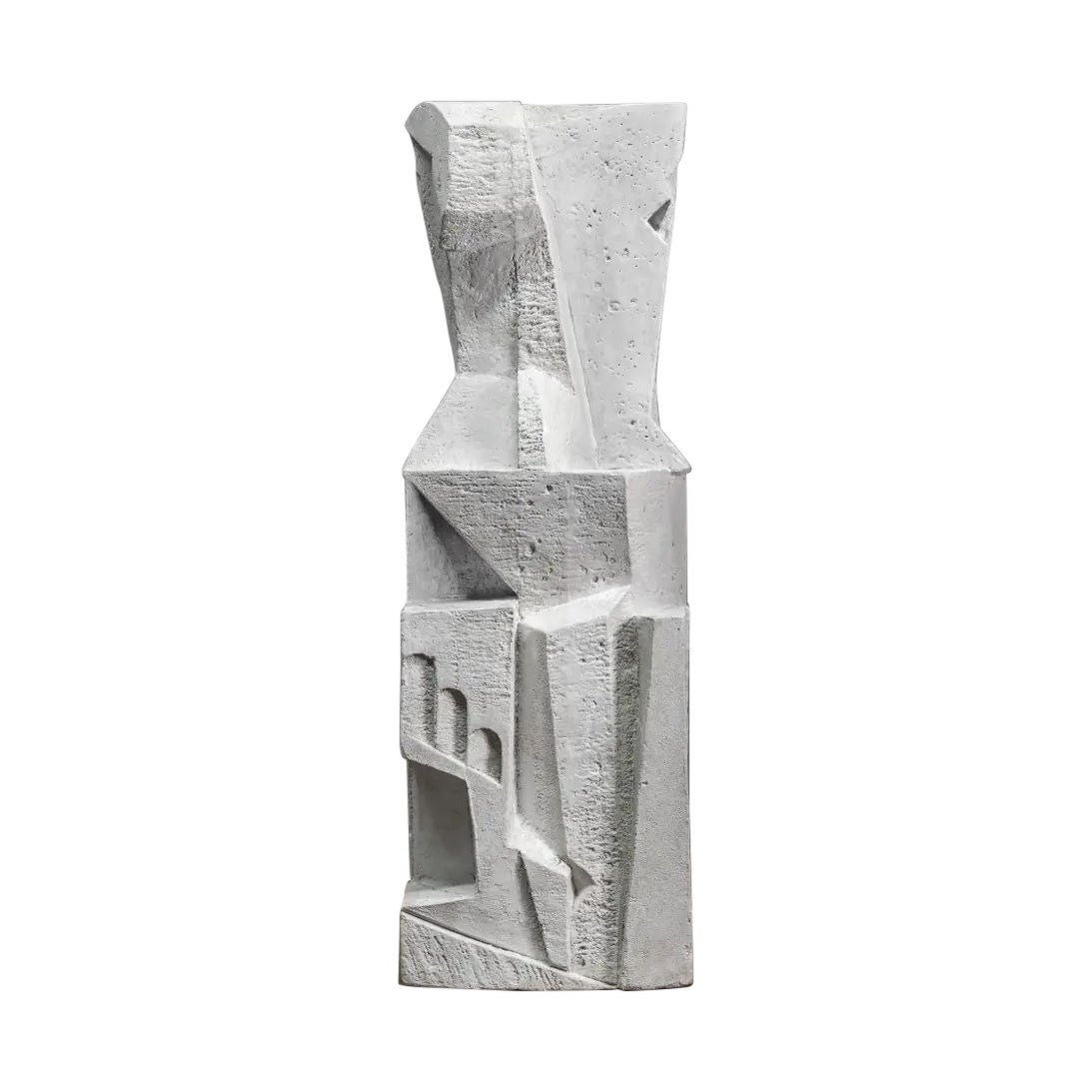 Scultura cubista moderna: omaggio a Henri Laurens, modello bianco in vendita