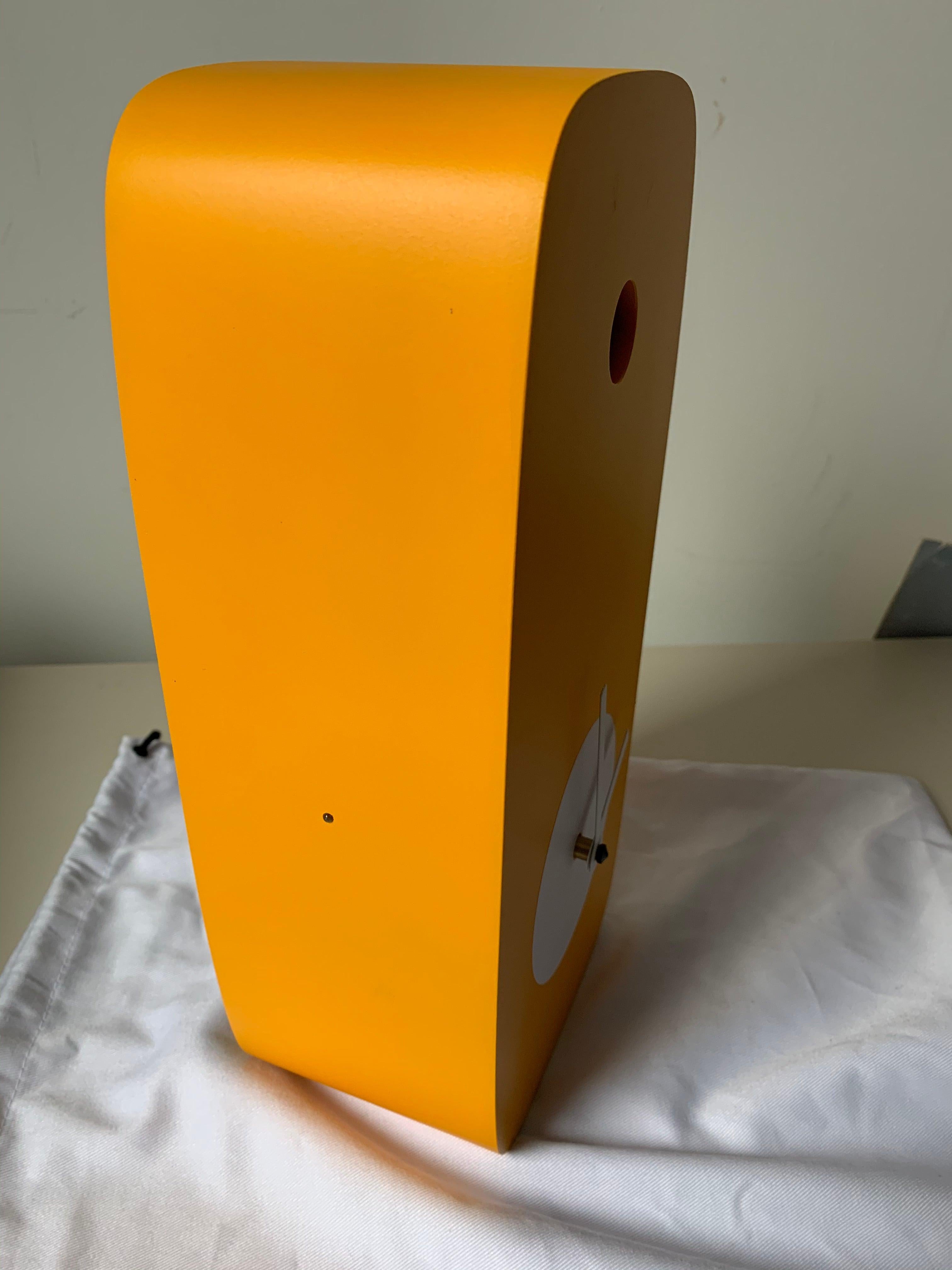 Modern Cuckoo Clock Made in Italy Designer Gifts Ideas In Excellent Condition In Jersey City, NJ
