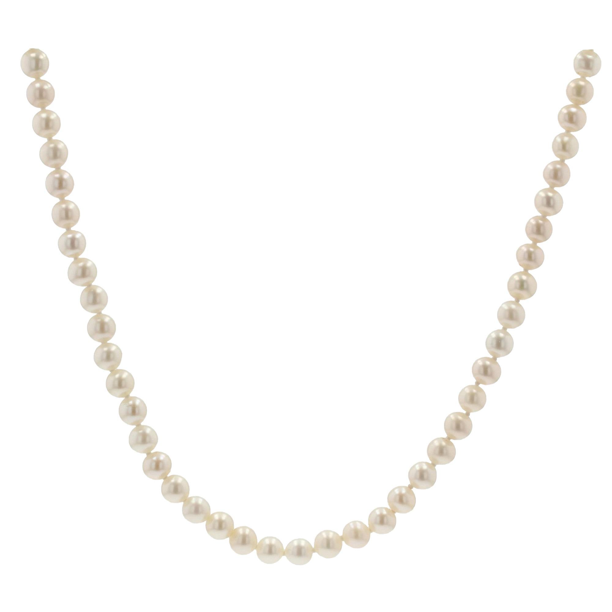 Collier ras du cou moderne en or jaune 18 carats avec perles de culture en vente