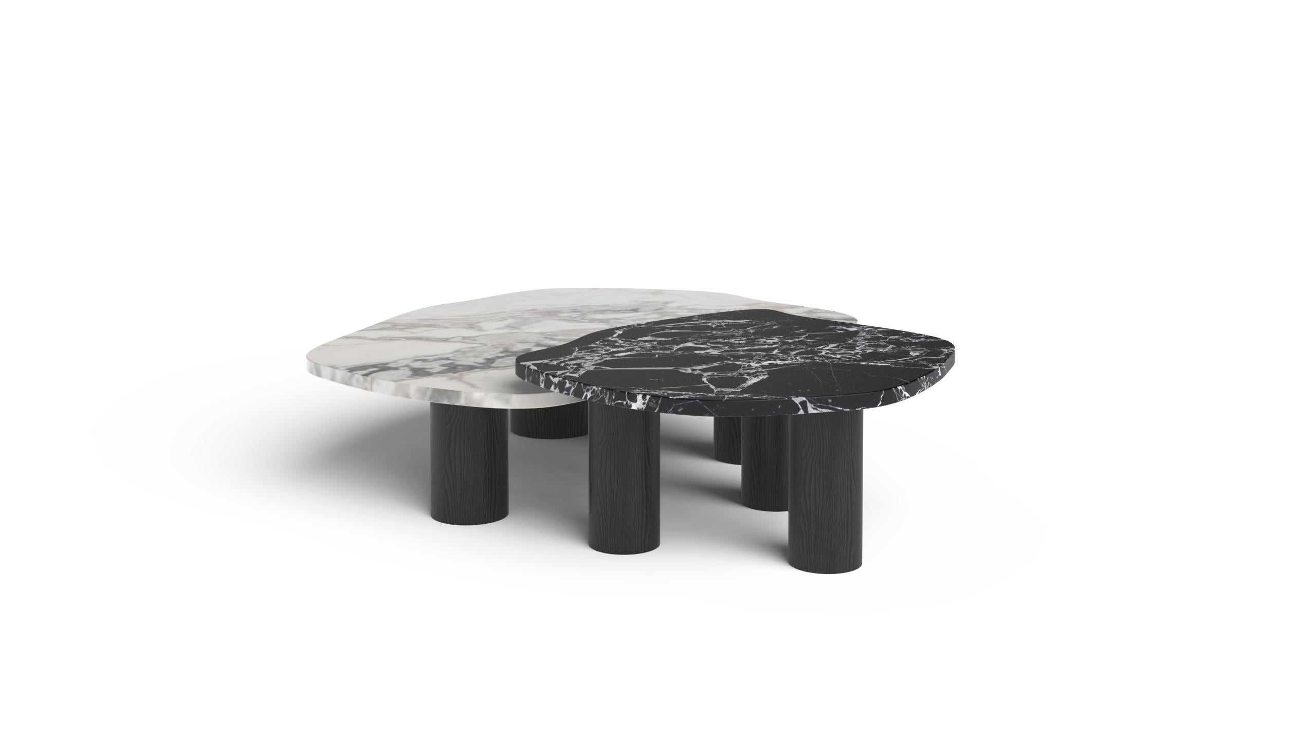 Curve coffee tables, Contemporary Collection, Handcrafted in Portugal - Europe by Greenapple.

Designed by Rute Martins for the Contemporary Collection and inspired by fluid lines like in nature, this low table set adds a representation of our