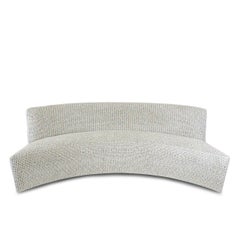 Modern Curved Armless Sofa