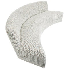 Modern Curved Armless Sofa