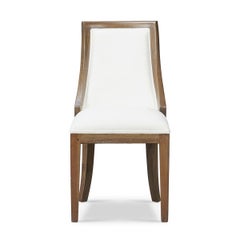 Modern Curved Back Dining Chairs (Set of 2)