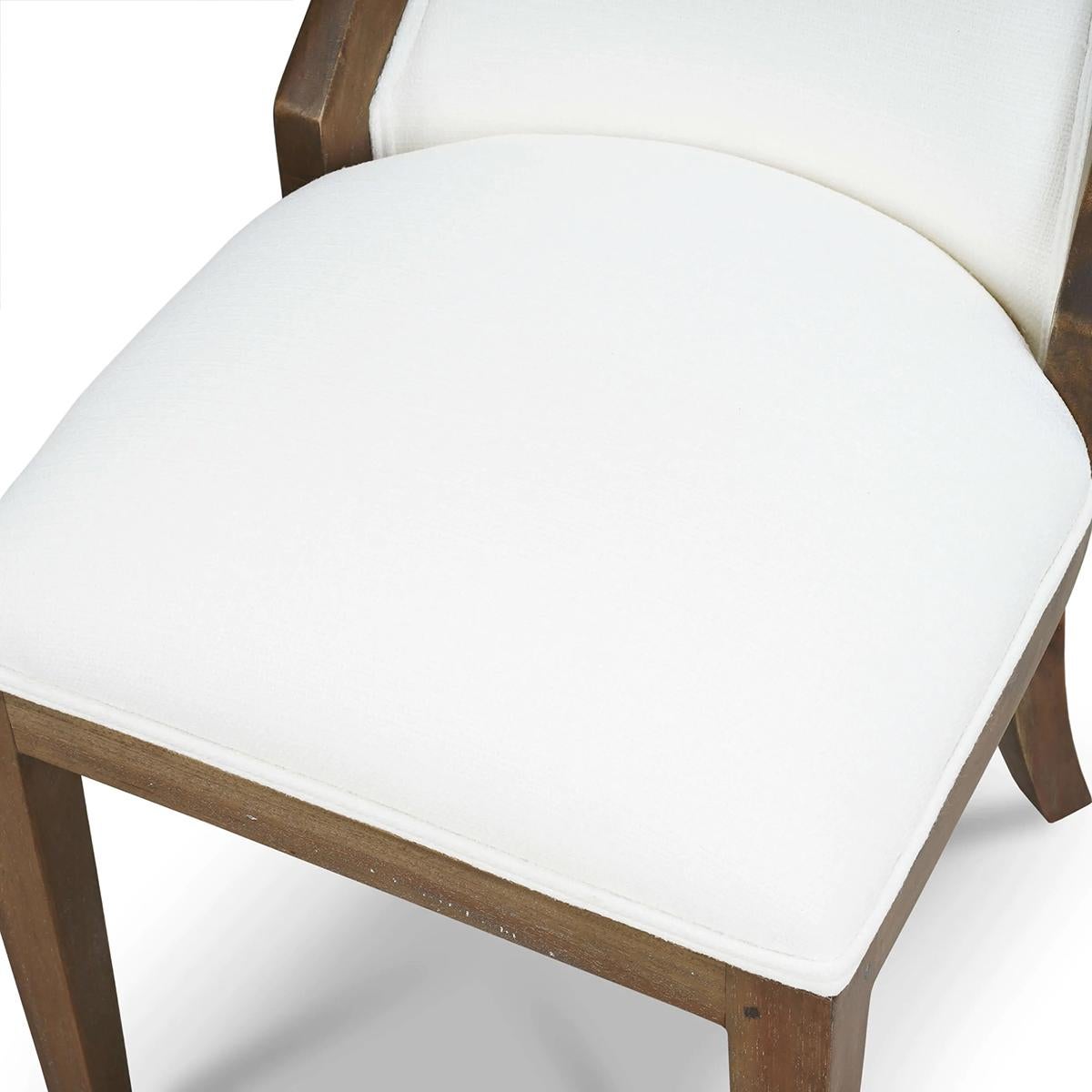 Moderne Esszimmerstühle mit gebogener Rückenlehne (2er-Set) im Angebot 4
