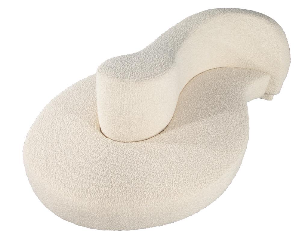 Modern Curved Italian Boudoir Cloud Sofa For Sale 2