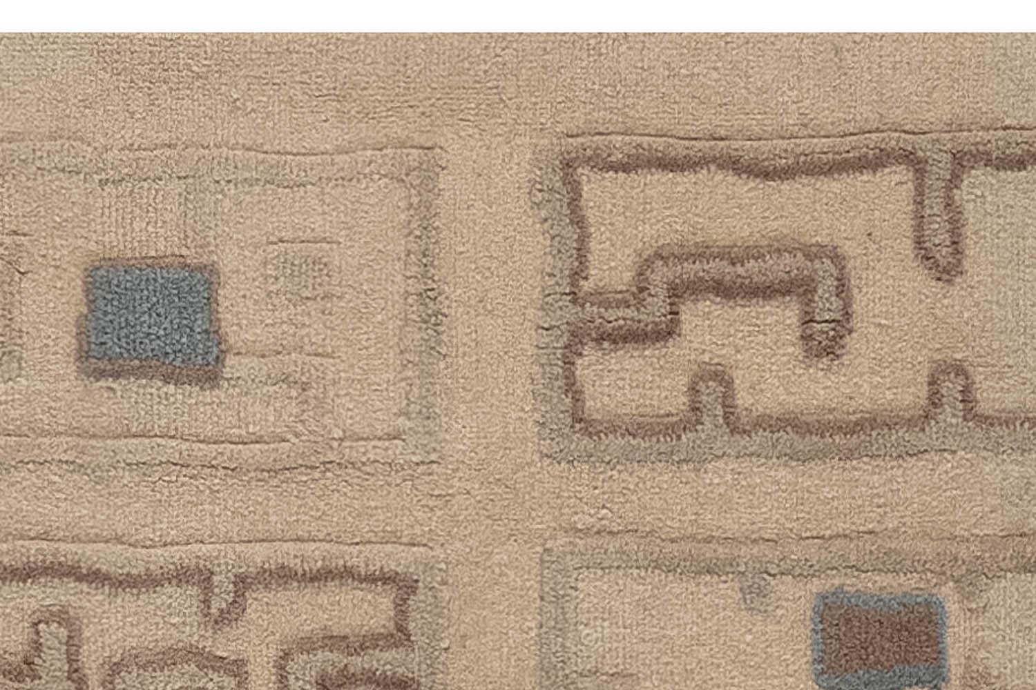 Alfombra anudada a mano de estilo Art Decó moderno de Doris Leslie Blau Siglo XXI y contemporáneo en venta