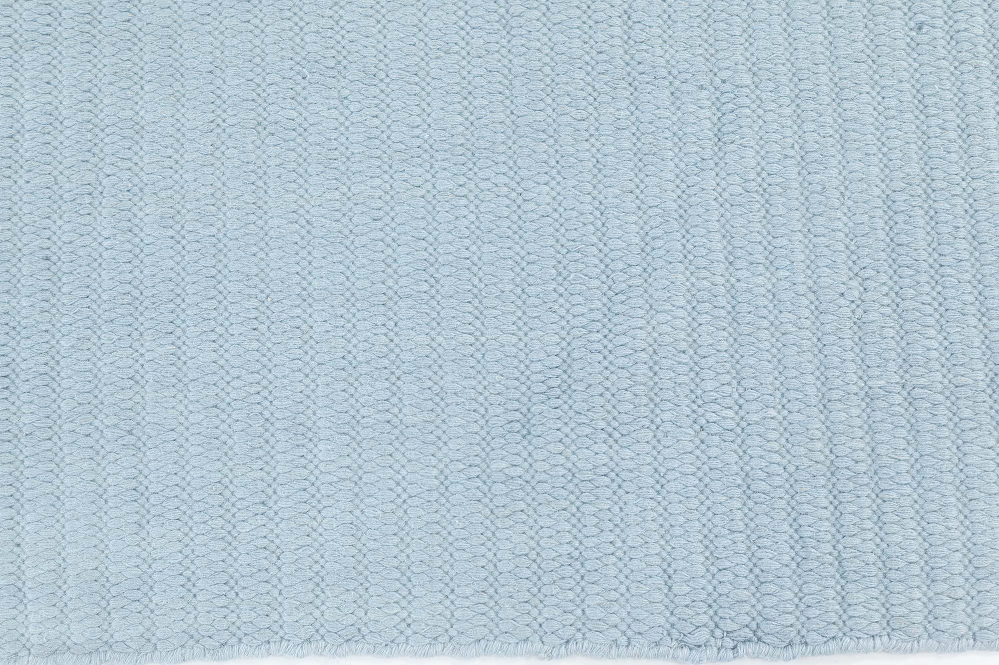 Modern Custom Flat Weave Runner by Doris Leslie Blau In New Condition For Sale In New York, NY