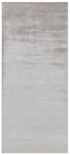 Modern Custom Hand-Knotted Silk Runner by Doris Leslie Blau