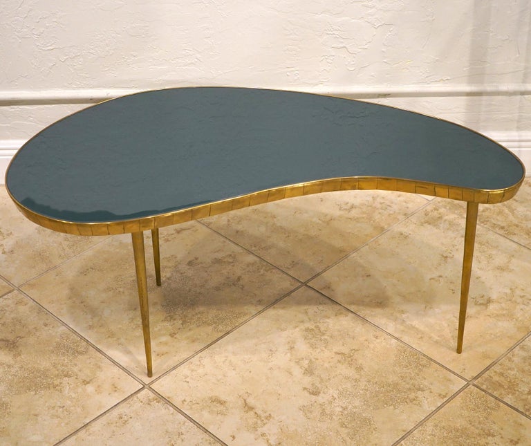 Modern Custom Made Italian Brass and Glass Stacking Tables at 1stDibs