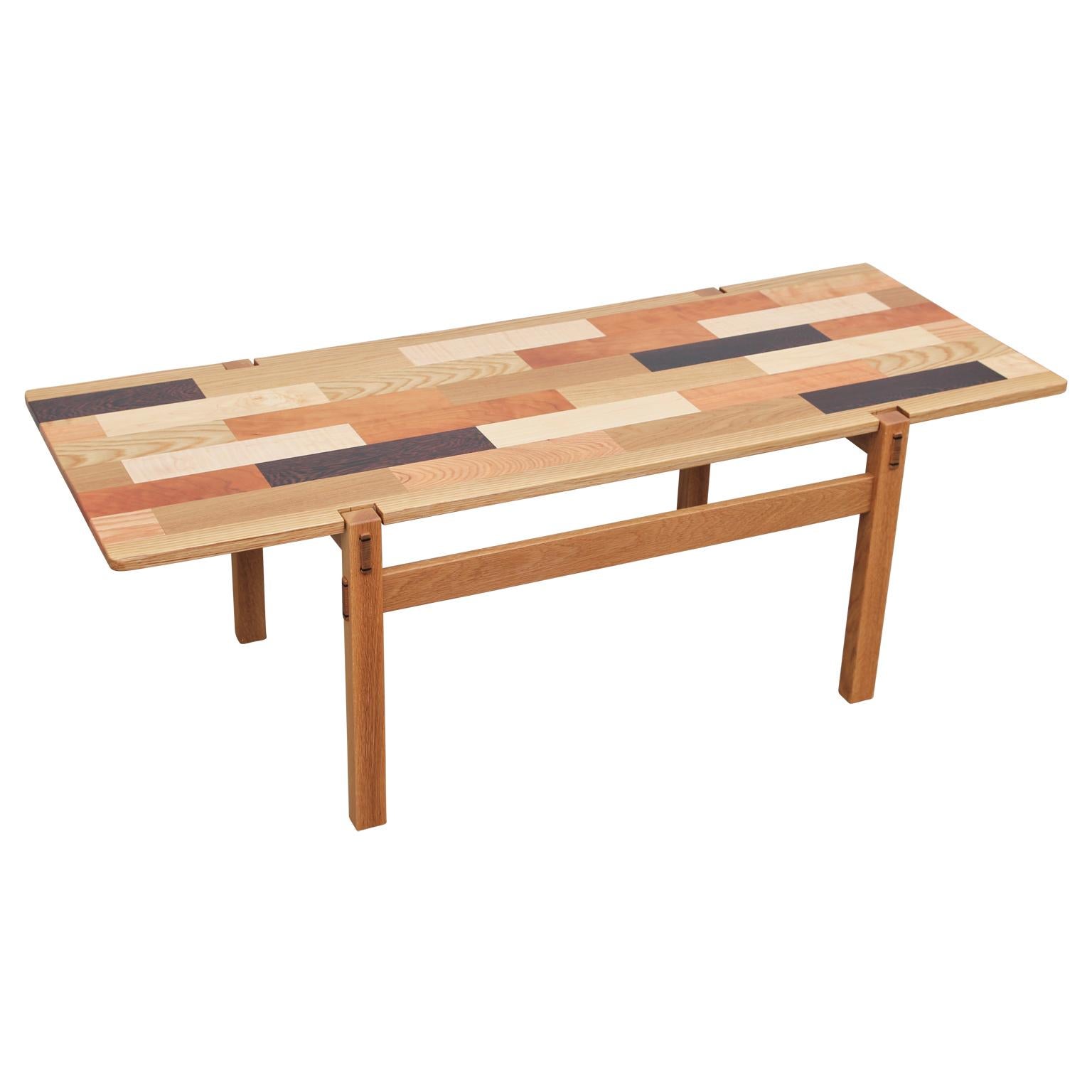 American Modern Custom Norm Stoeker Multi-Colored Coffee Table