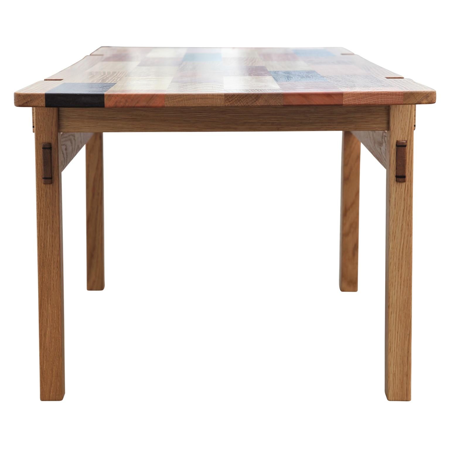 Contemporary Modern Custom Norm Stoeker Multi-Colored Coffee Table